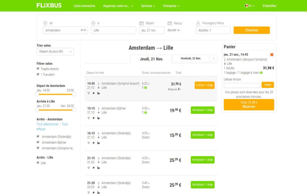  50 FlixBus code promo en septembre 2020 Le Vif